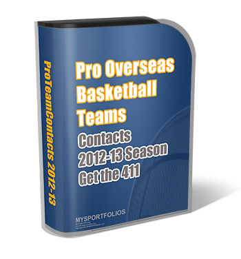 Pro Team Contacts 2012-2013